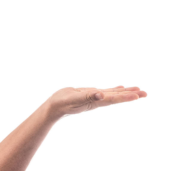 istock Masculine Hand Isolated for Holding an Object 463680531