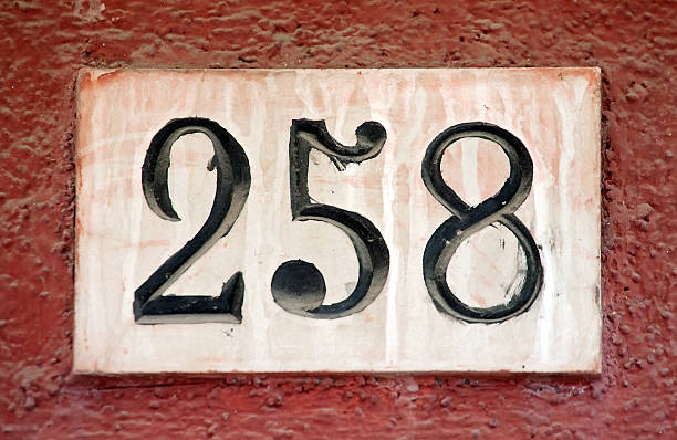 house number sign