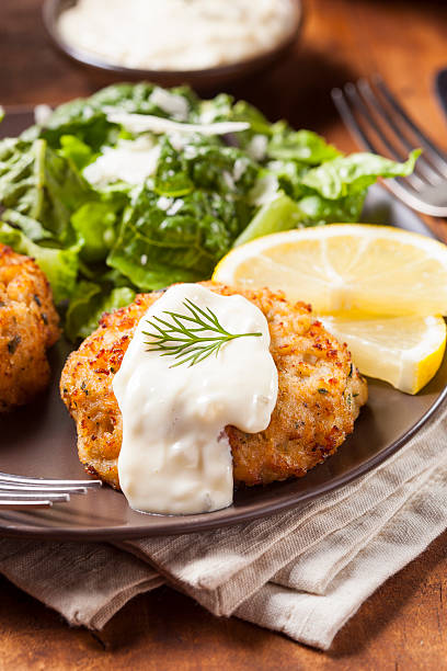 istock Organic Homemade Crab Cakes 463684307