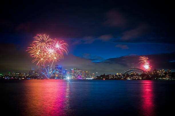 istock Sydney New Years Eve Fireworks 463684563