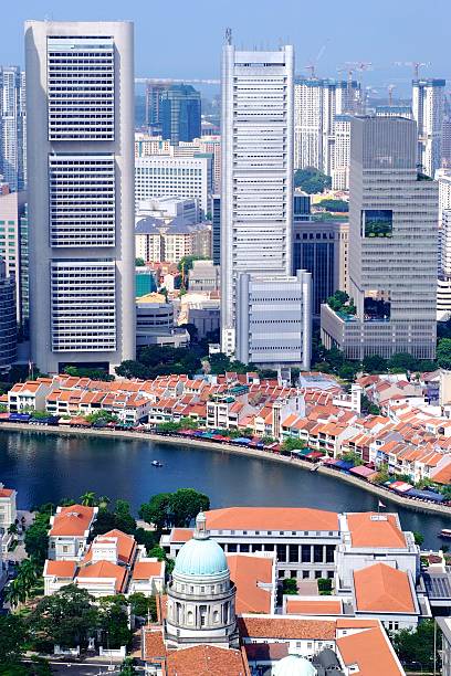 istock Singapore Boat Quay 463688653