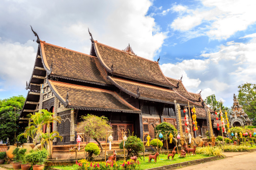 Wat at Chiang Mai, Thailand