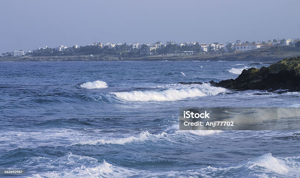 Mar, olas, paisaje, Cyprus - Foto de stock de Agua libre de derechos