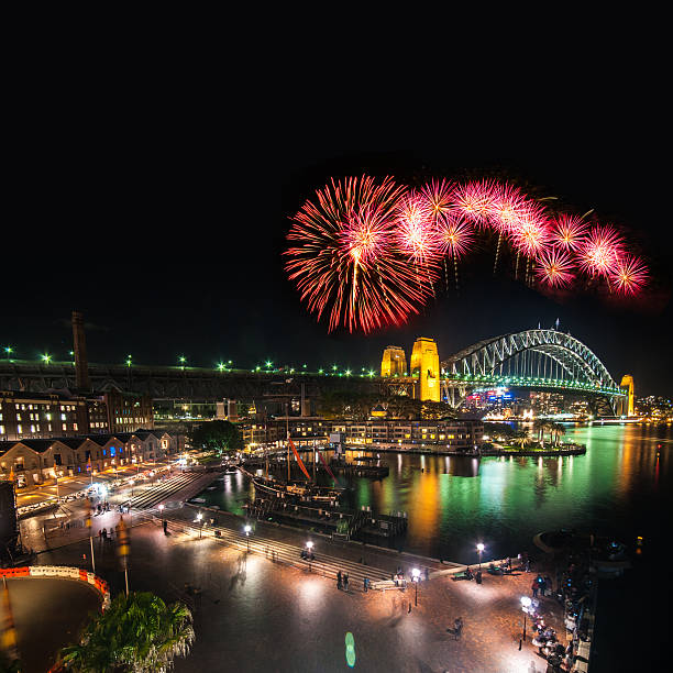 istock Sydney New Years Eve Fireworks 463693933