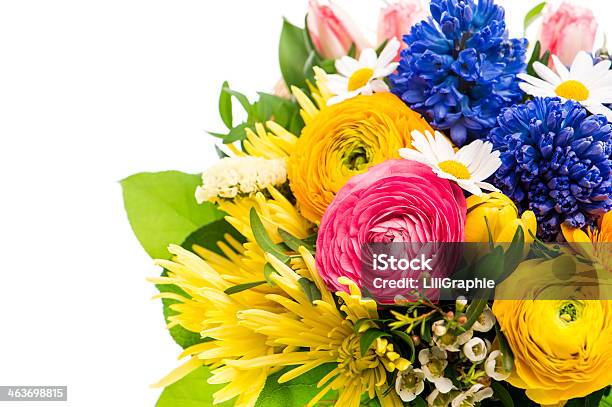 Bouquet Colorato Di Fiori Di Primavera - Fotografie stock e altre immagini di Anniversario - Anniversario, Bellezza naturale, Bocciolo