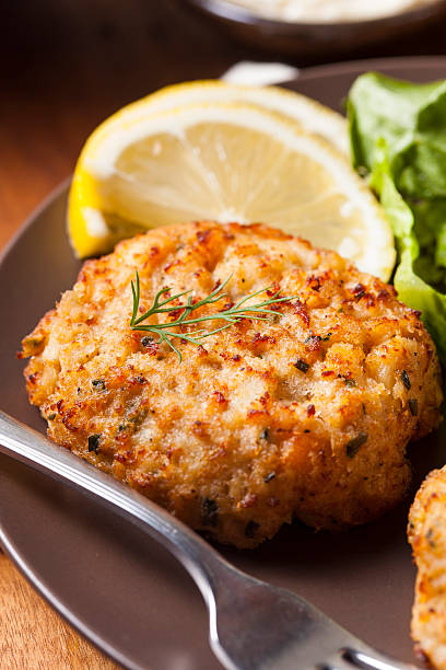 istock Organic Homemade Crab Cakes 463699147
