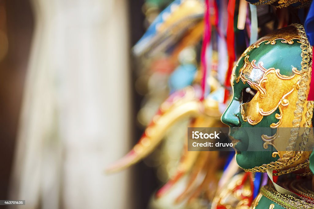 Venetian Masks Art Stock Photo