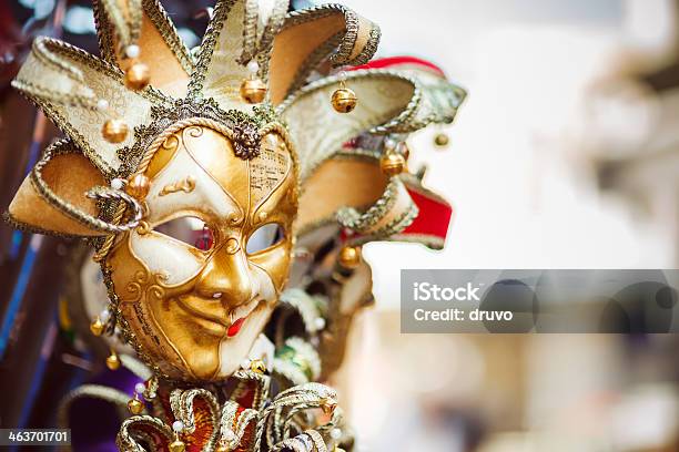 Venezianische Masken Stockfoto und mehr Bilder von Altertümlich - Altertümlich, Bildschärfe, Dekoration