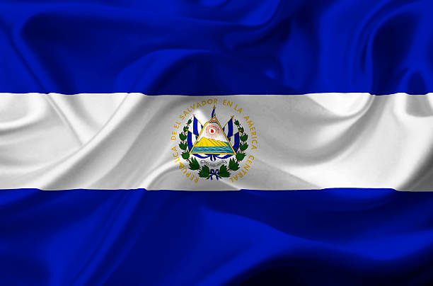 istock El Salvador waving flag 463711739