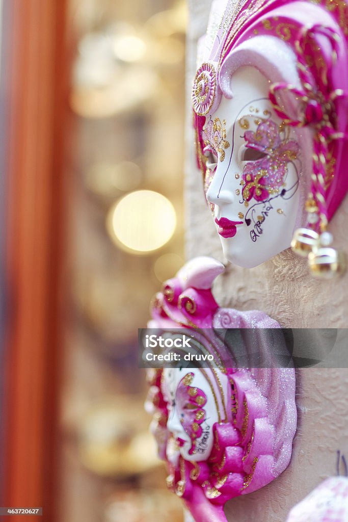 Venetian Masks Abstract Stock Photo