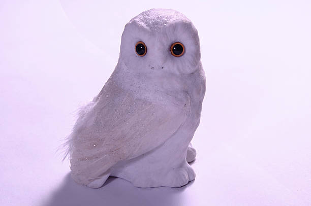 istock Christmas White Owl Ornament 463728925
