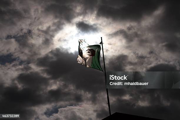 Algerianflag Stock Photo - Download Image Now - Africa, Algeria, Cloud - Sky