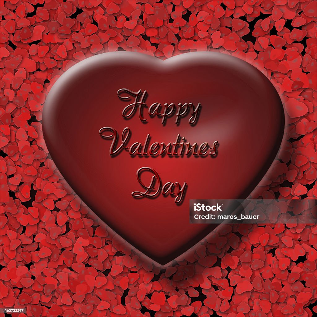 3d Red Valentine Heart Stock Photo - Download Image Now - Abstract ...