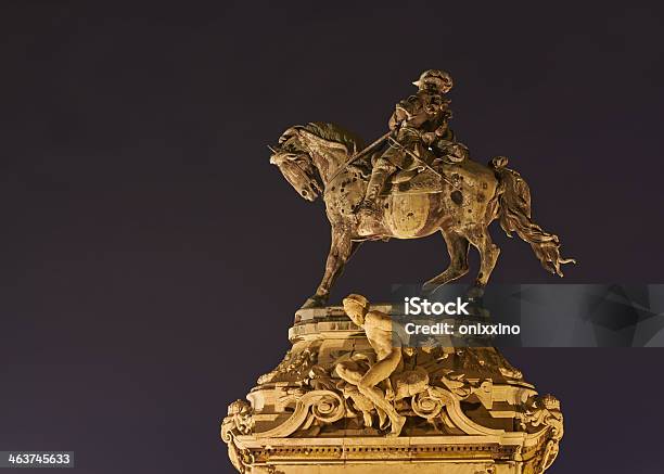 Equestrian Statue Eugene Der Savoyen In Buda Castle Budapest Stockfoto und mehr Bilder von Architektur