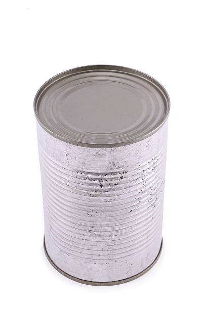 istock Grunge food tin can isolated on white 463749897