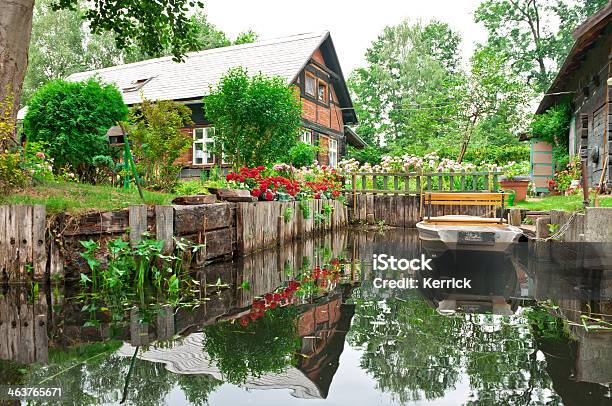 어파트먼트 하우스는 Spreewald독일 슈프레발트에 대한 스톡 사진 및 기타 이미지 - 슈프레발트, 운하, 브란덴부르크 주