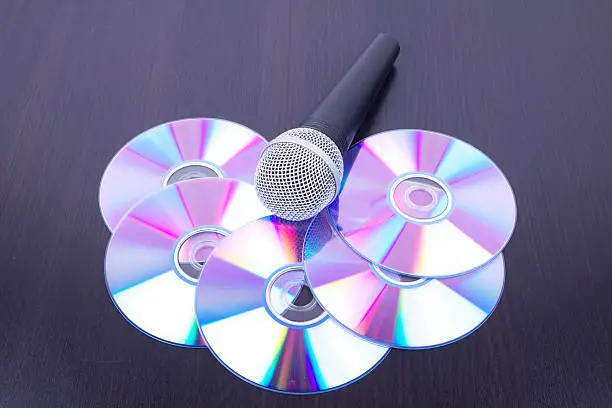 Photo of Microphone on discs