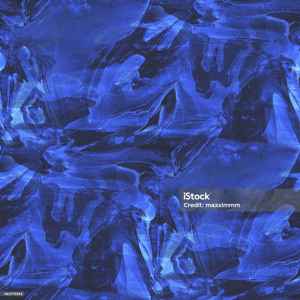 Kunst Aquarell Blau nahtlose Textur Hintergrund - Lizenzfrei Abstrakt Stock-Illustration