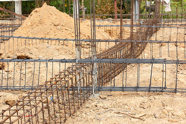 istock foundation steel rod for house building 463774459