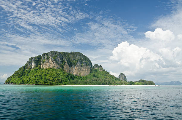 istock Clear water and blue sky. Beach in Krabi province 463774819
