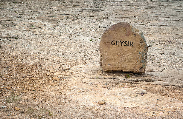 istock Geysir signpost, Iceland 463796283