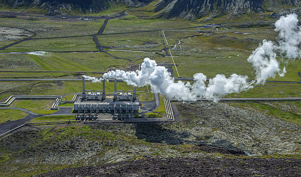 Nesjavellir geothermal power station, Iceland Nesjavellir geothermal power station, Iceland hot spring photos stock pictures, royalty-free photos & images