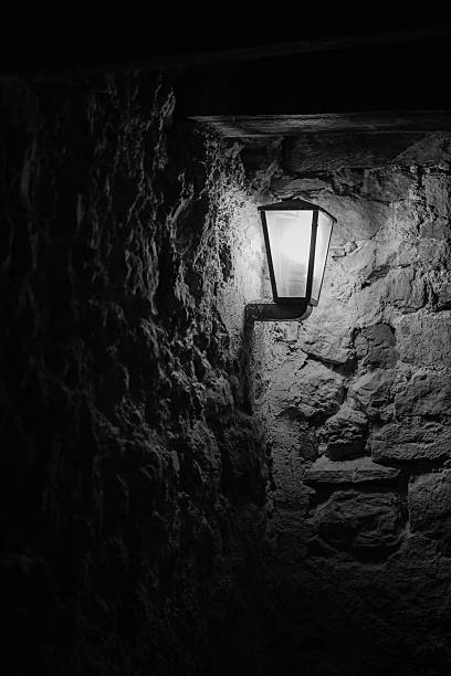 istock Street lamp in a tunnel 463802743