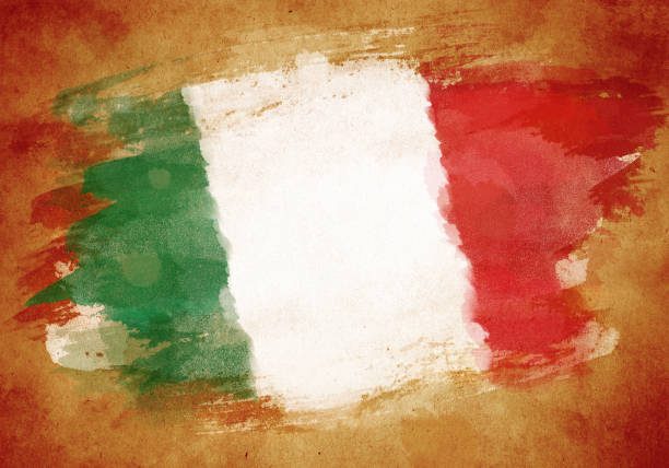 ilustrações, clipart, desenhos animados e ícones de bandeira de grunge da itália - italian flag