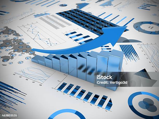 Graphs And Charts Stock Photo - Download Image Now - Portfolio, Investment, Growth