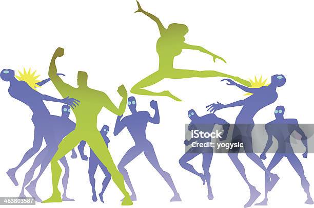 Superheroes Fighting Bad Guys Stock Illustration - Download Image Now - Lady Justice, Villain, Fighting