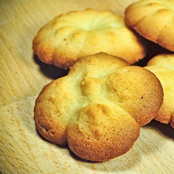 Homemade biscuits stock photo