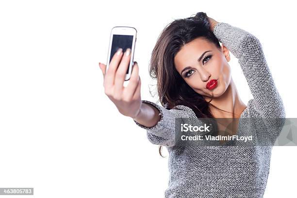 Duck Face Selfie Stock Photo - Download Image Now - Selfie, Duck - Bird, Human Lips