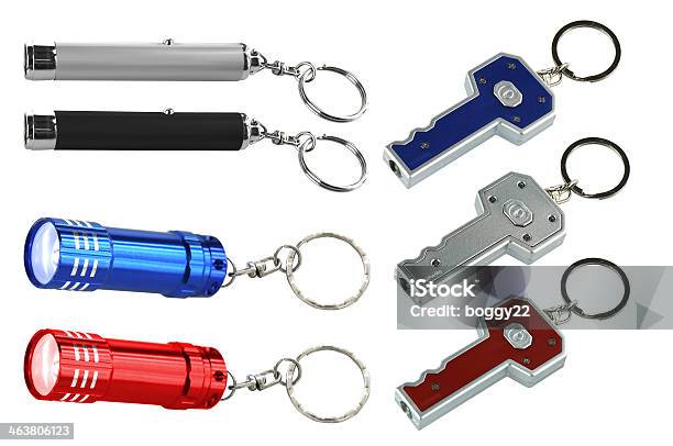 Trinkets Stock Photo - Download Image Now - Flashlight, Key Ring, Key
