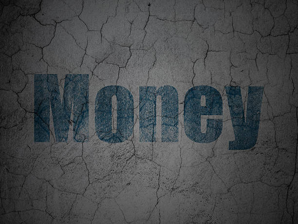 istock Finance concept: Money on grunge wall background 463808343