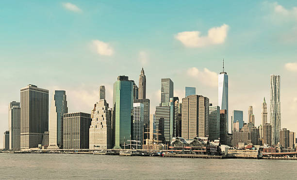 istock New York Skyline with Freedom Tower 463812409