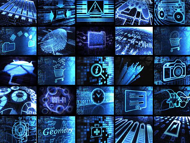 istock Video wall broken into smaller videos for viewing 463812427