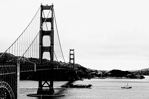 istock Golden Gate, San Francisco. Black And White 463812881