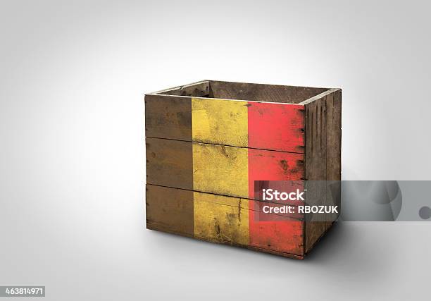 Foto de Box Da Bélgica e mais fotos de stock de Antigo - Antigo, Bandeira, Bandeira Belga
