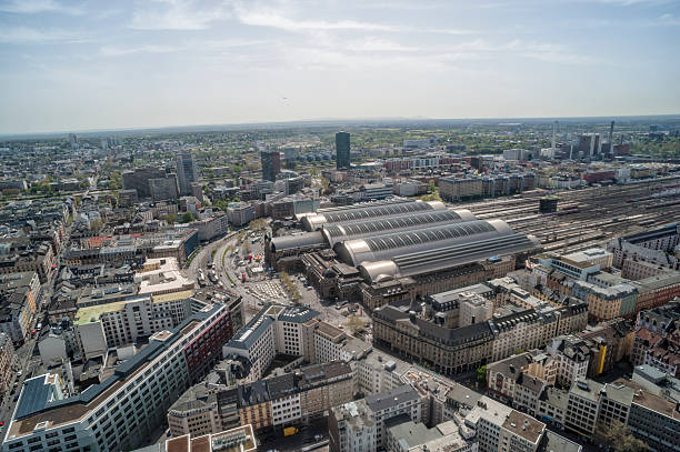 istock Frankfurt am Main Hauptbahnhof Central Station Aerial View 463815135