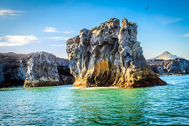 Rock outside Heimaey Island, Iceland