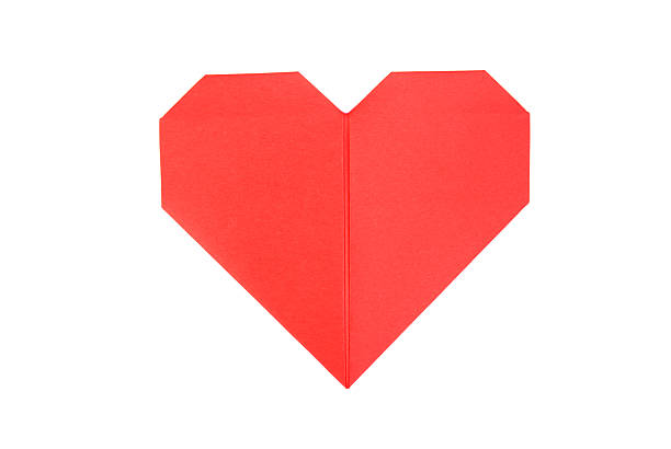 istock Paper heart over white background 463829081