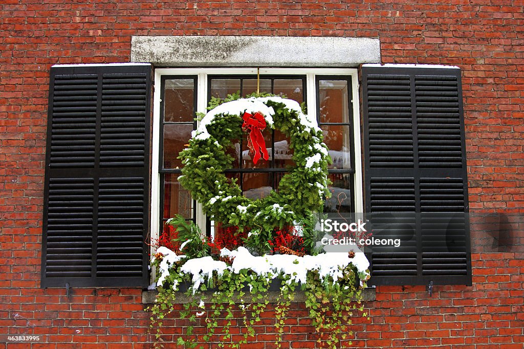 De Boston invierno - Foto de stock de Adoquinado libre de derechos