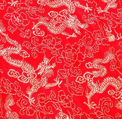 Asian dragon pattern