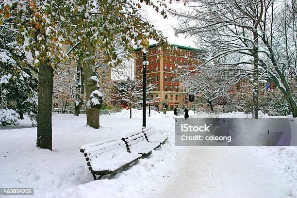De Boston Invierno Foto de stock y más banco de imágenes de Adoquinado - Adoquinado, Aire libre, Arquitectura