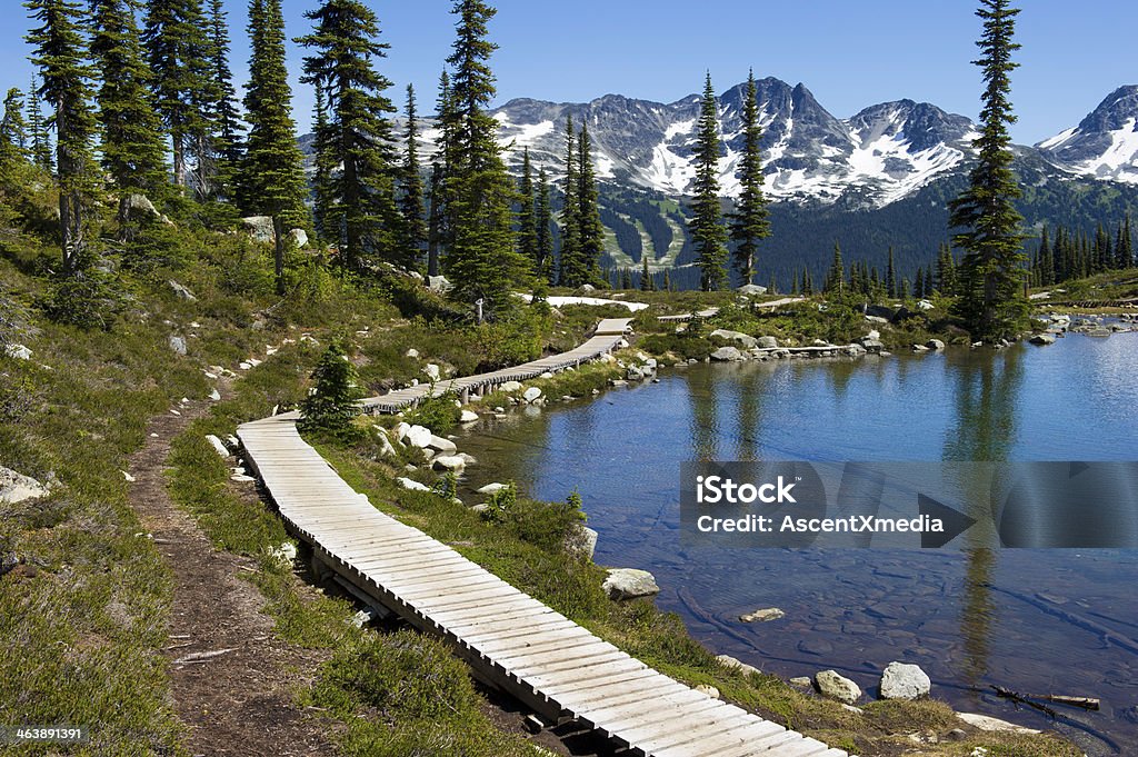 Harmony lago - Foto de stock de Monte Whistler libre de derechos