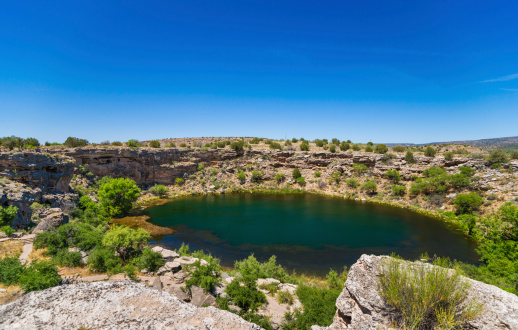 Montezuma Well is part of Montezuma Castle National Monument in Arizona, USA.
