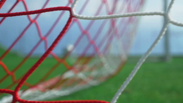 Football goal - ball in the net