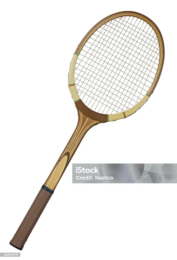 Vintage Tennis Racket Stock Photo - Download Image Now - Tennis Racket,  Old-fashioned, Retro Style - iStock