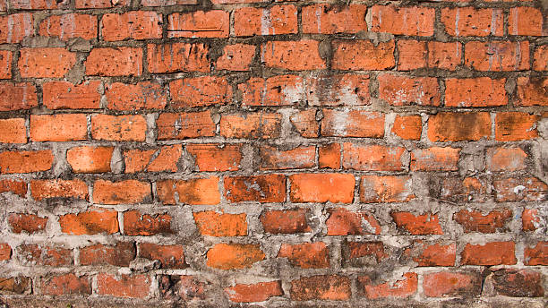 Old Brick Wall Background stock photo
