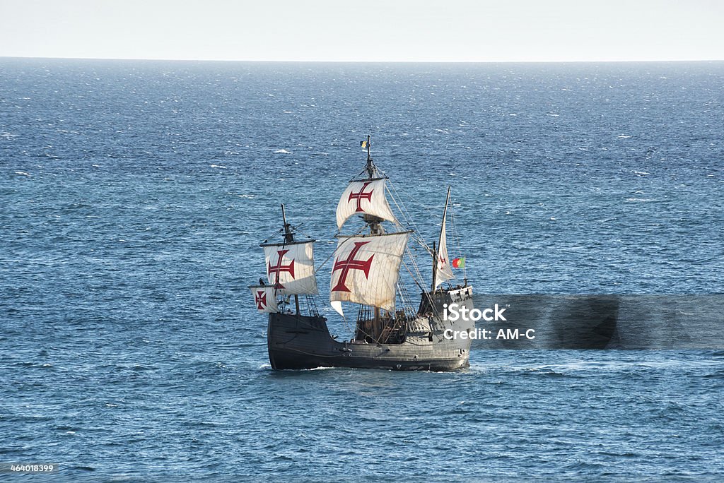 Segeln Schiff, Madeira - Lizenzfrei Karavelle Stock-Foto